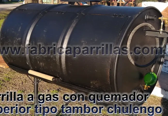 Parrilla a gas portátil tipo chulengo: sin humo, ideal para balcones y terrazas