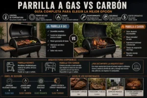 Parrilla A Gas Vs Carb&oacute;n Gu&iacute;a Comparativa