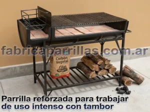 Parrilla reforzada para trabajar de uso intenso con...