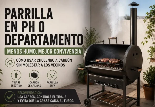 Parrillas en PH y Departamentos: Cómo Reducir el Humo y Evitar Problemas con Vecinos