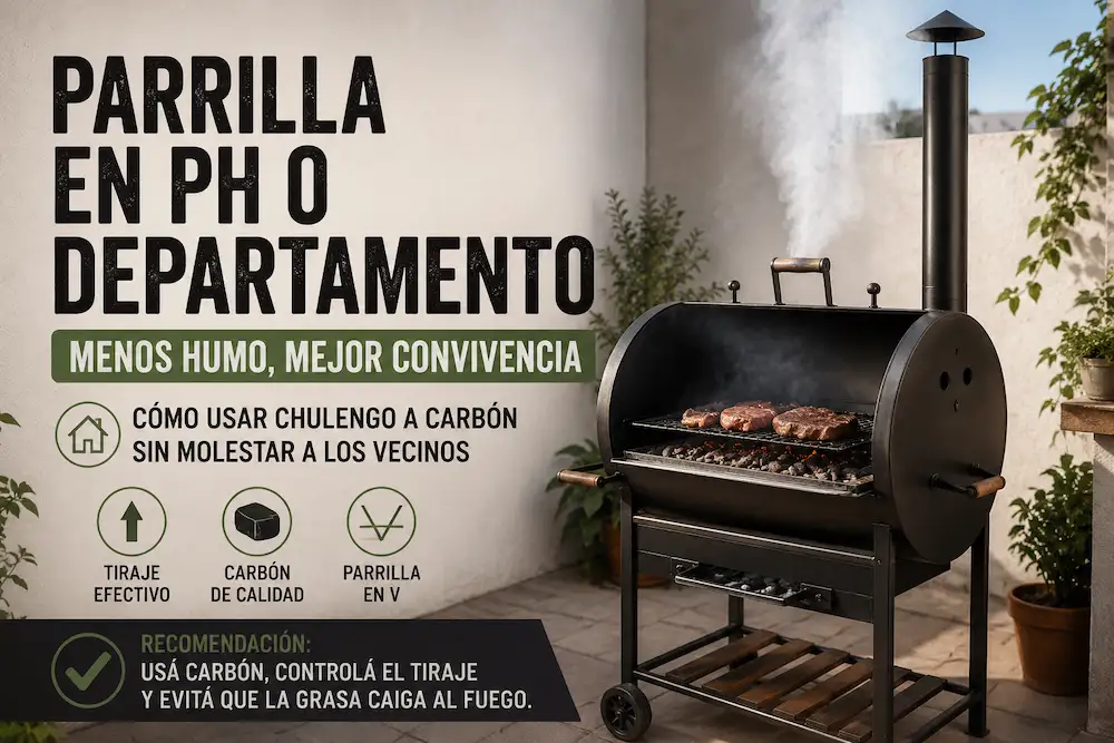 Parrillas Para Ph Y Departamentos Cómo Reducir El Humo Y Evitar Problemas Con Vecinos