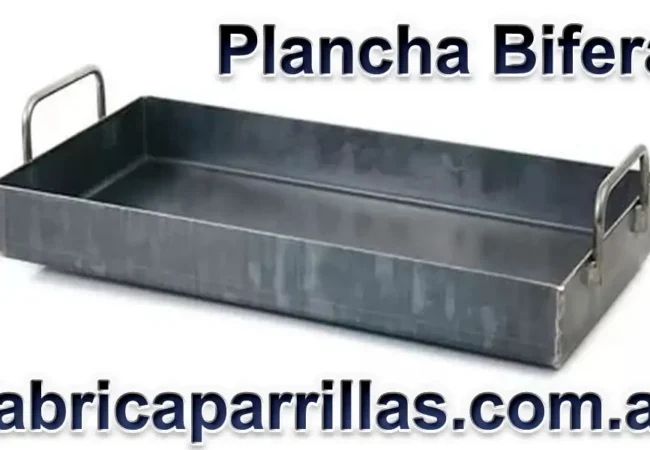 La Plancha Bífera 25x50 Chapa de 2 hornalla.