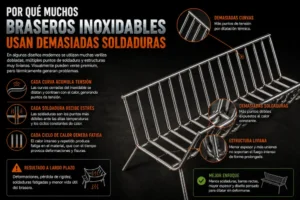 Por Qué Muchos Braseros Inoxidables Usan Demasiadas Soldaduras