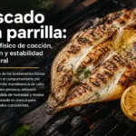 Documento informacional sobre cocción del pescado en parrilla basado en dinámica térmica, variables físicas, modos de falla y comportamiento estructural del sistema.