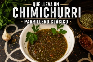 Qu&eacute; Lleva Un Chimichurri Parrillero Cl&aacute;sico