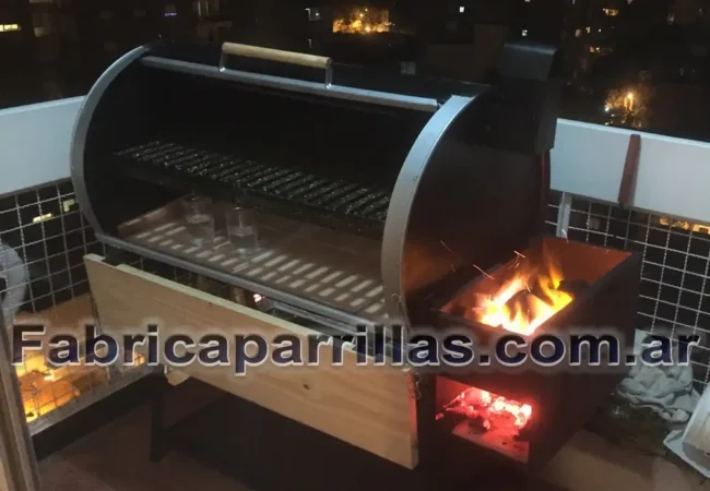 Parrilla de Tambor Modelo Full: Completa, Rebatible y Móvil
