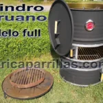 Parrilla intermedia desmontable fabricada con varilla maciza de 6 mm para cocinar achuras, verduras y otros alimentos.