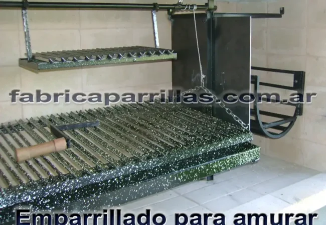 Herrajes De Parrilla listo para amurar de 100 x 62