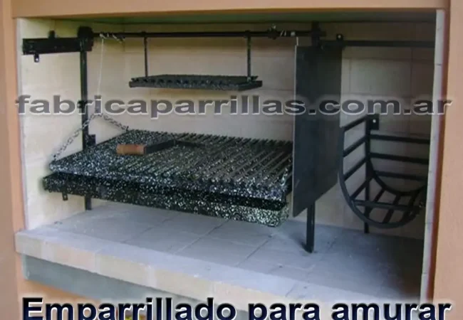 Emparrillados para parrillas Herraje Listo para Amurar - 120 x 62 cm