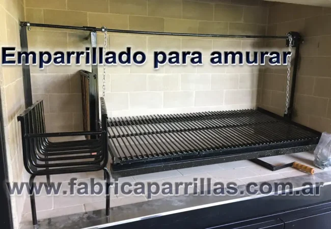 Herrajes De Parrilla listo para amurar de 100 x 62