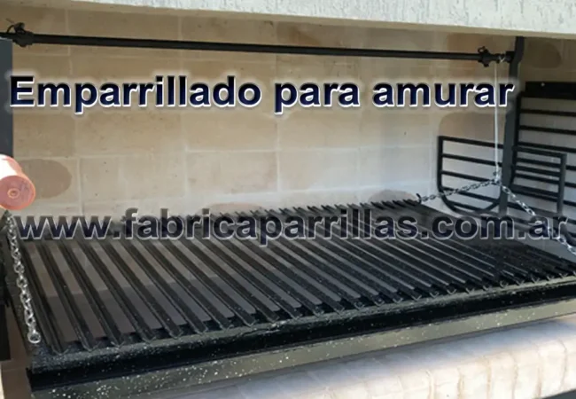 Herrajes De Parrilla listo para amurar de 100 x 62