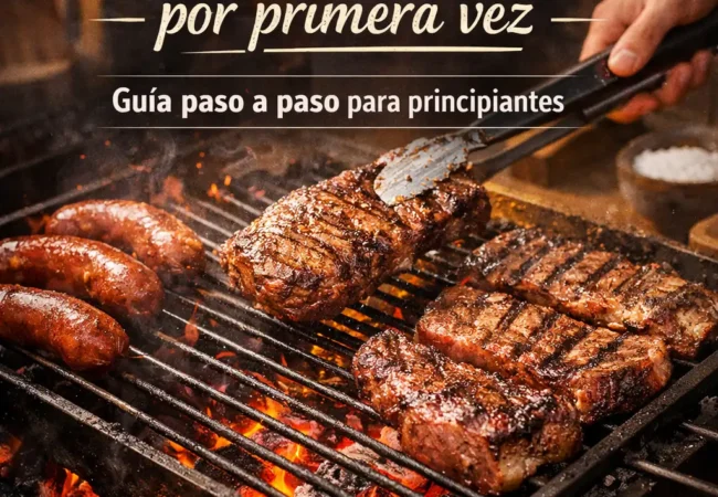 Cómo hacer un asado por primera vez: guía simple paso a paso (fuego, brasas y punto de la carne)