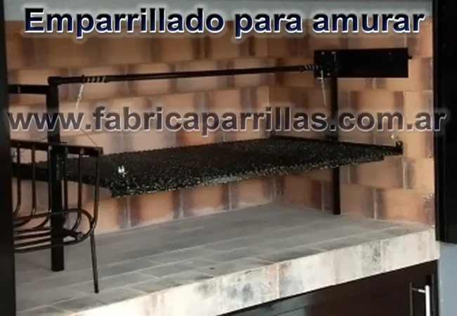 Herrajes De Parrilla listo para amurar de 100 x 62