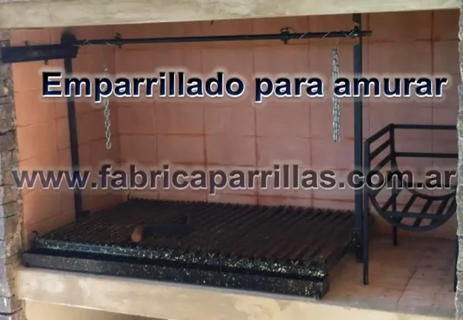 Emparrillados para parrillas Herraje Listo para Amurar - 120 x 62 cm