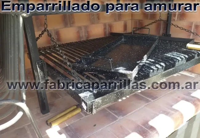 Emparrillados para parrillas Herraje Listo para Amurar - 120 x 62 cm