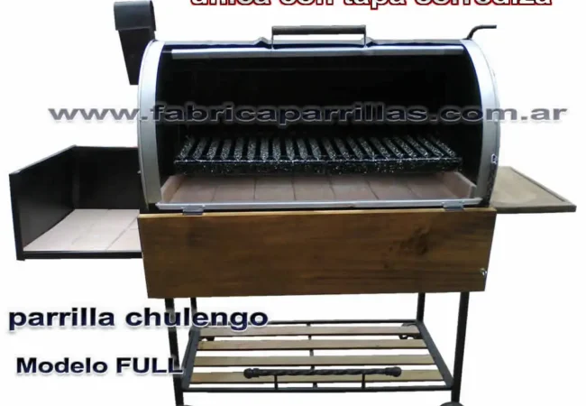 Parrilla de Tambor Modelo Full: Completa, Rebatible y Móvil