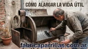 Pintando El Fondo Del Tambor Con Un Pincel Y Una Latita. (2)