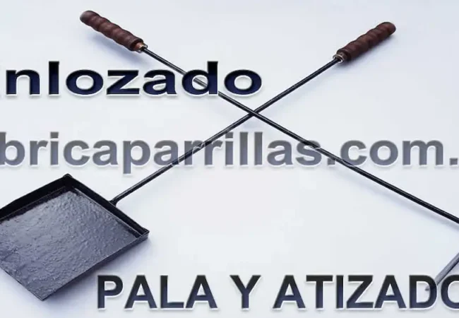 Pala y Atizador para Parrilla – Hierro con Mango de Madera